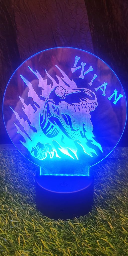 Colour Changing Acrylic night Light - Image 8
