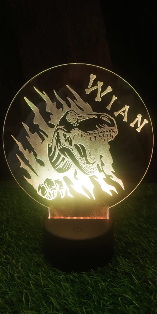 Colour Changing Acrylic night Light - Image 6