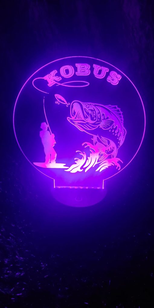 Colour Changing Acrylic night Light - Image 13