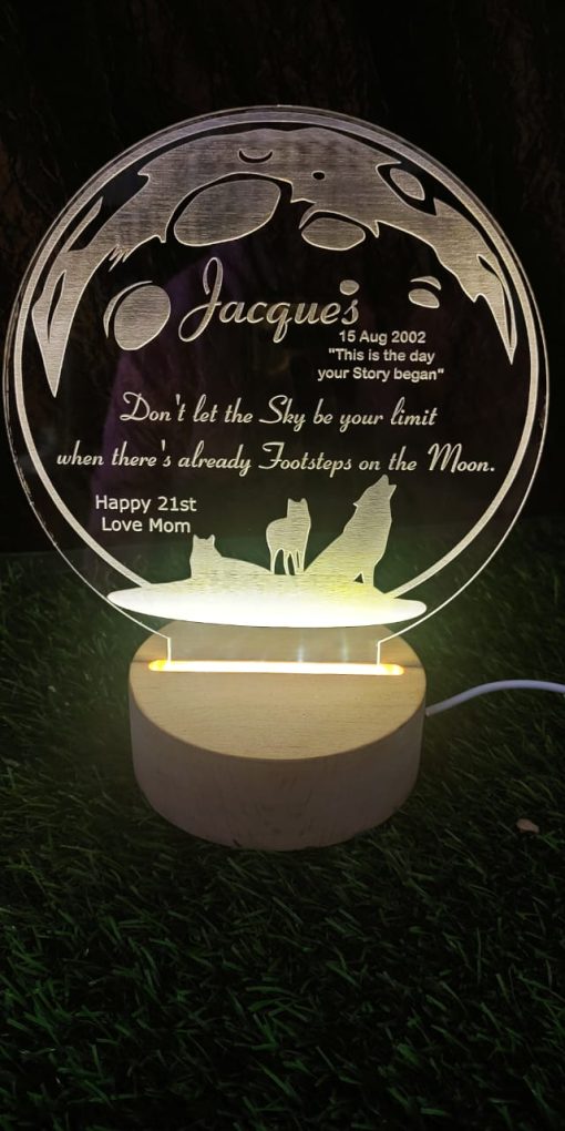 Colour Changing Acrylic night Light - Image 11